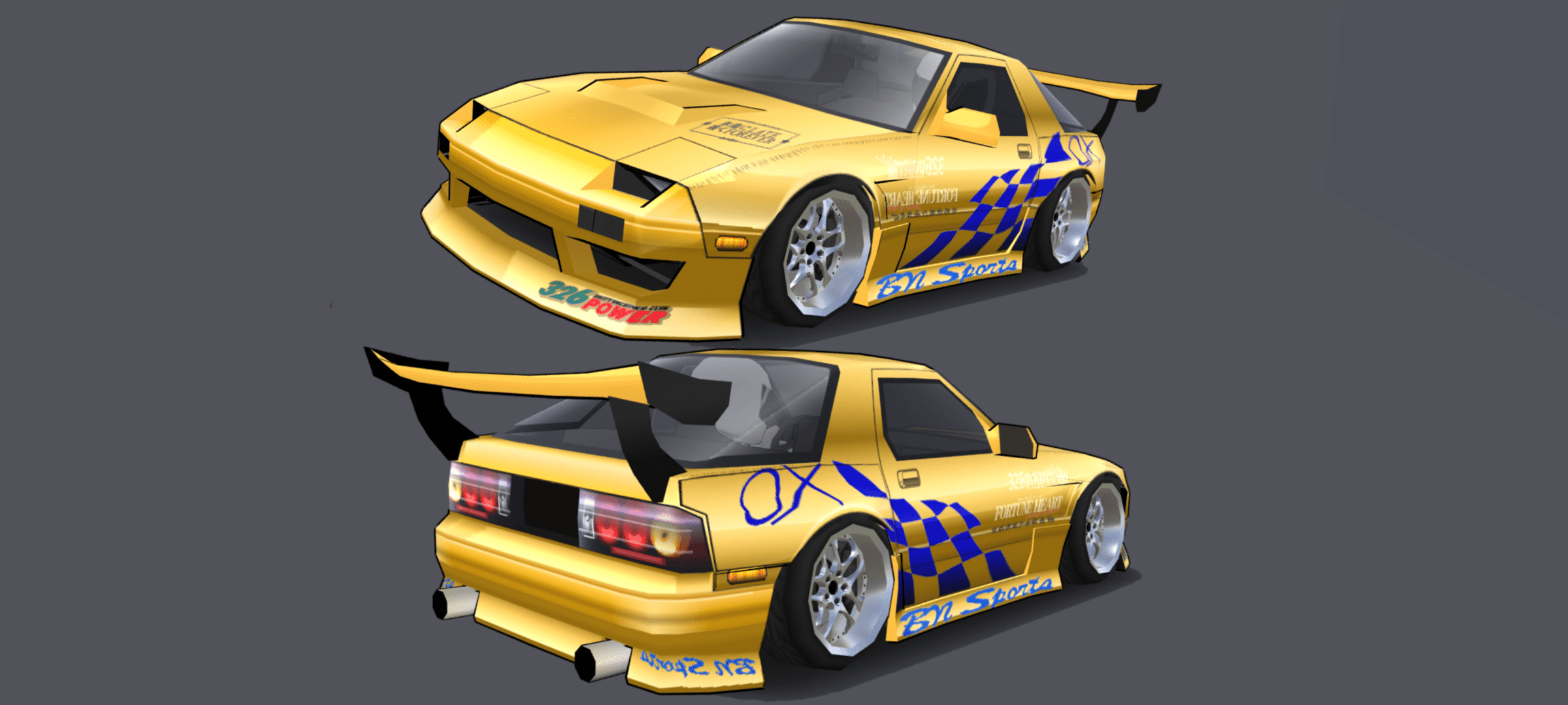 Mitsuru Haraguchi RX7 Livery