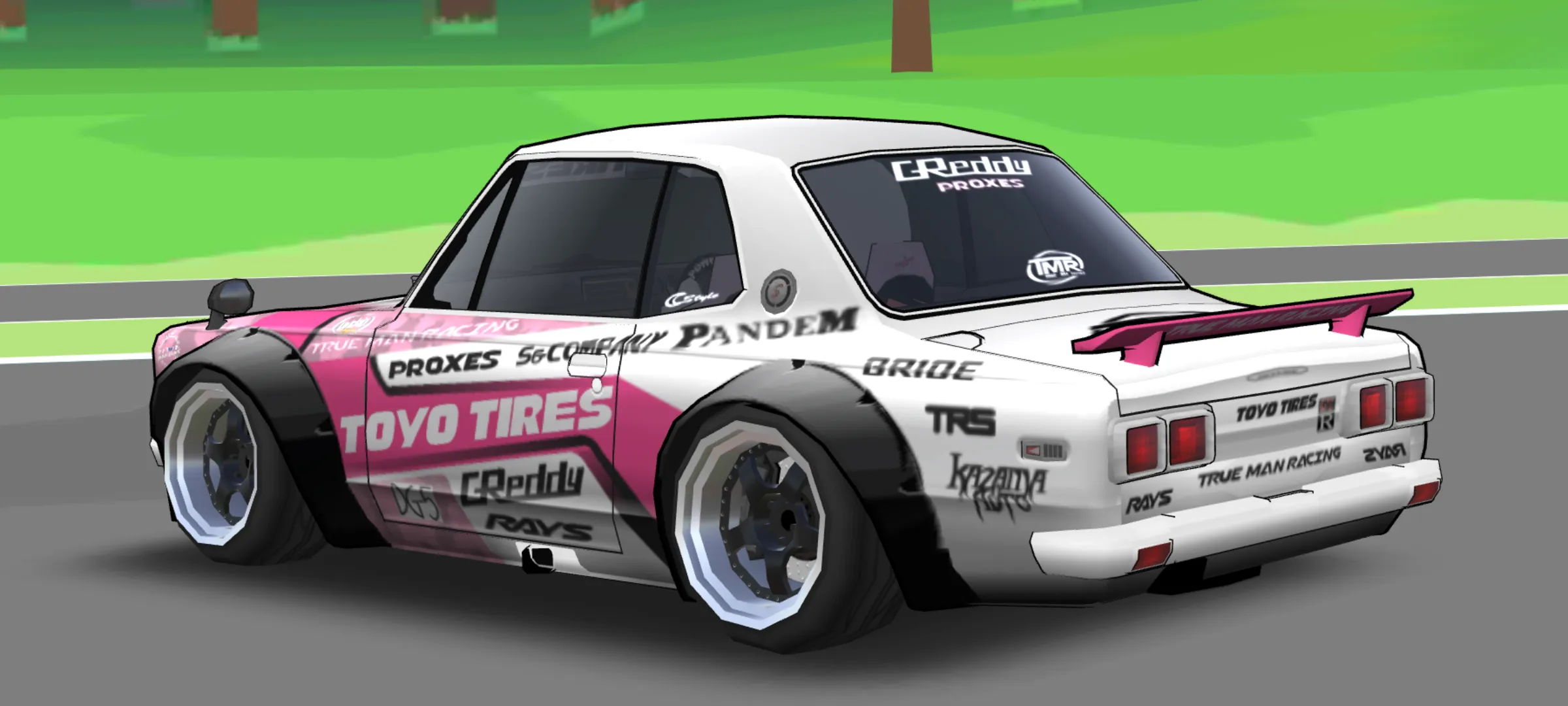 Toyotires Pink Hakosuka Livery - screenshot 4
