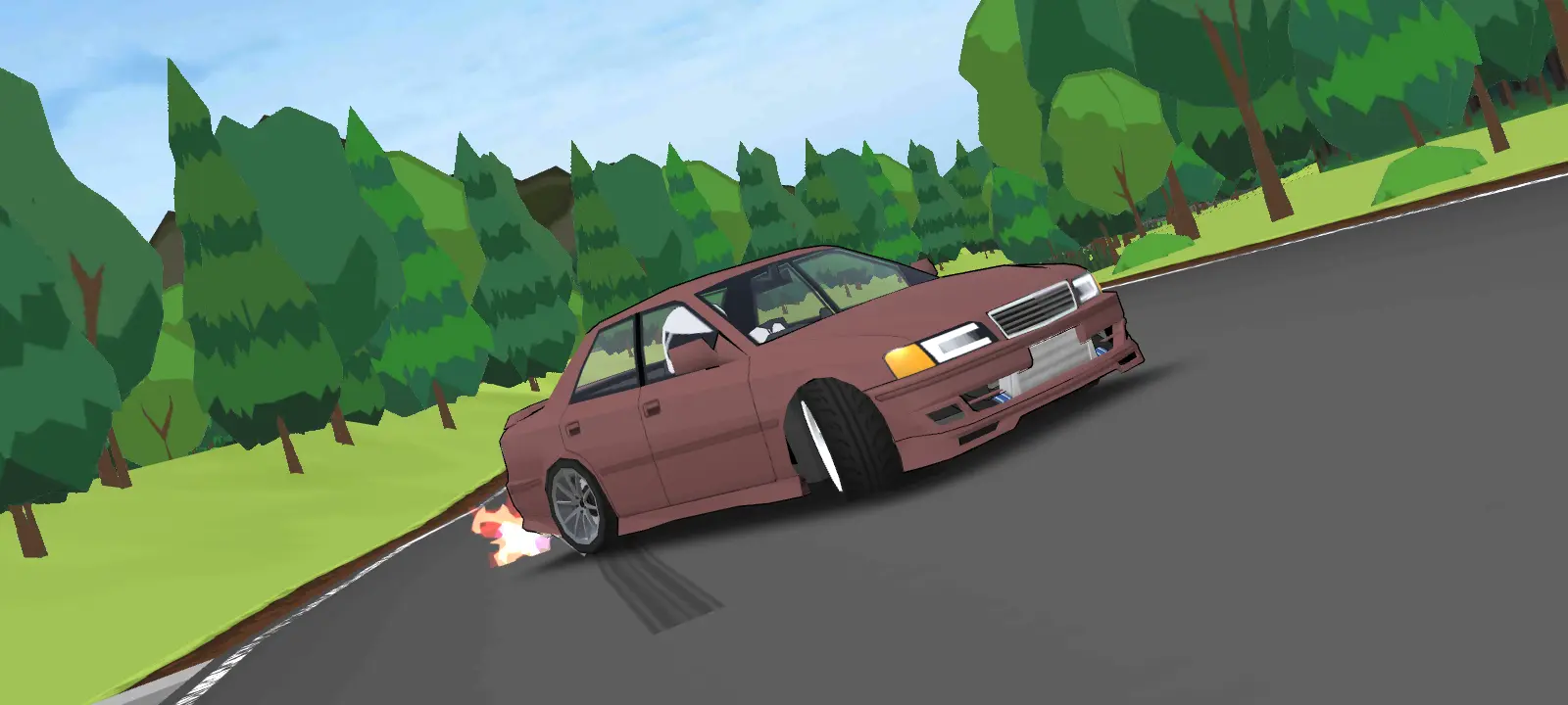 Chaser with replaced headlights and taillights