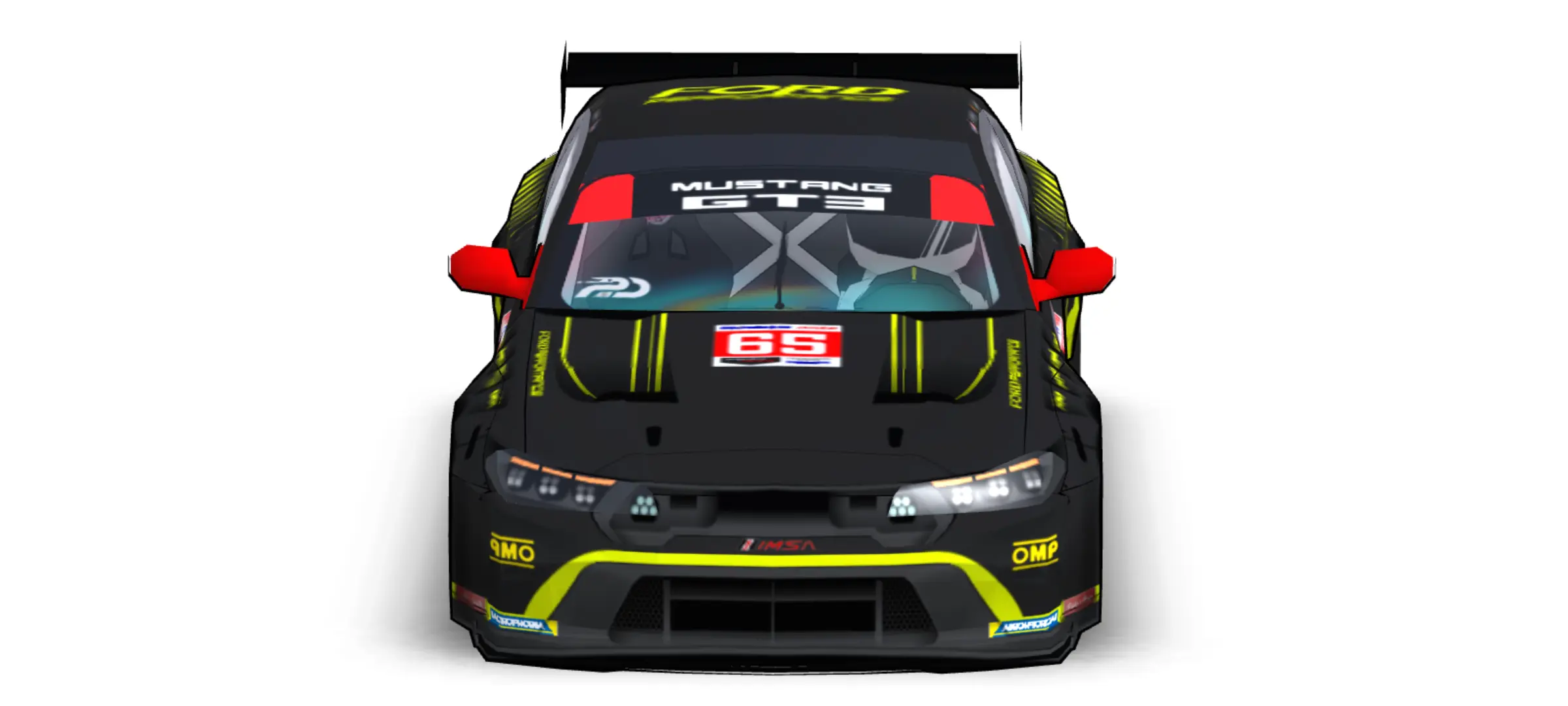 Ford Mustang GT3 "Liquid carbon" special livery - screenshot 2