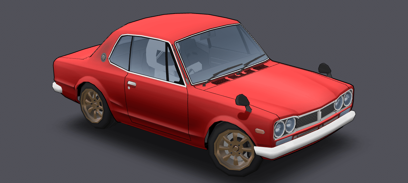 NISSAN 2000GT-R Matte Shading Livery