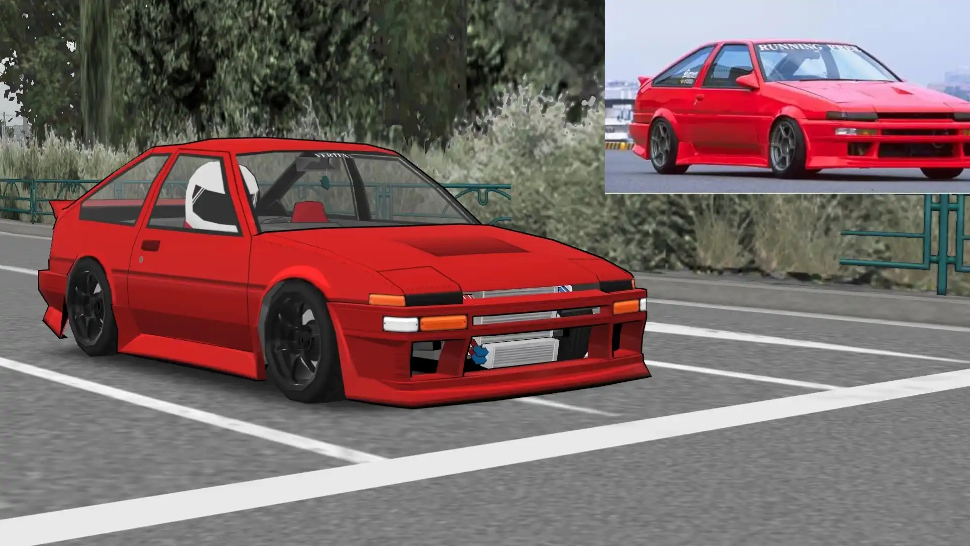 AE86 Vertex body kit reshade - screenshot 2