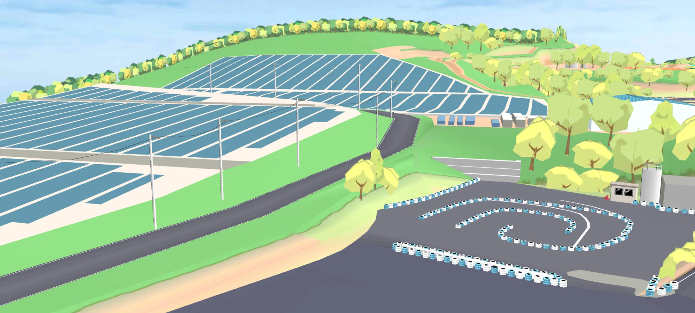 Meihan Sports Land map mod 0.4.1 - screenshot 6