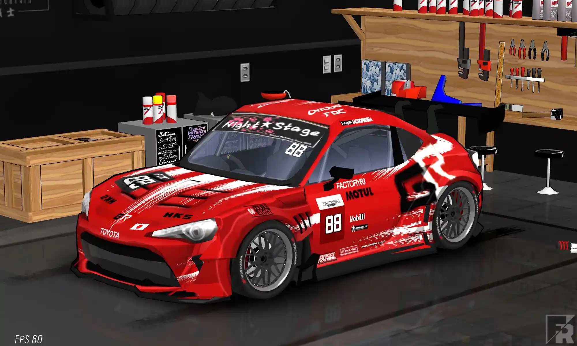 The gt86 race car