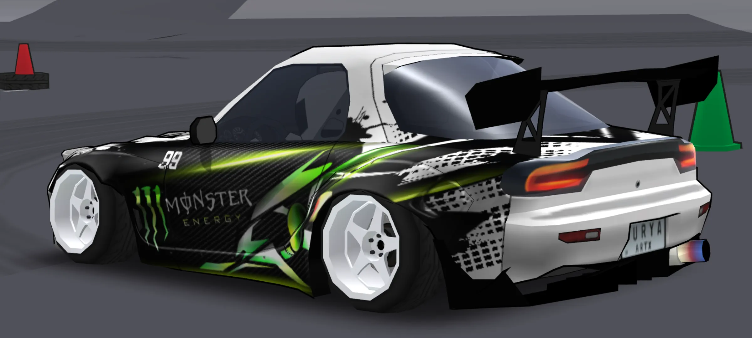 RX-7 FD ROCKET BUNNY MONSTER ENERGY Livery - screenshot 4