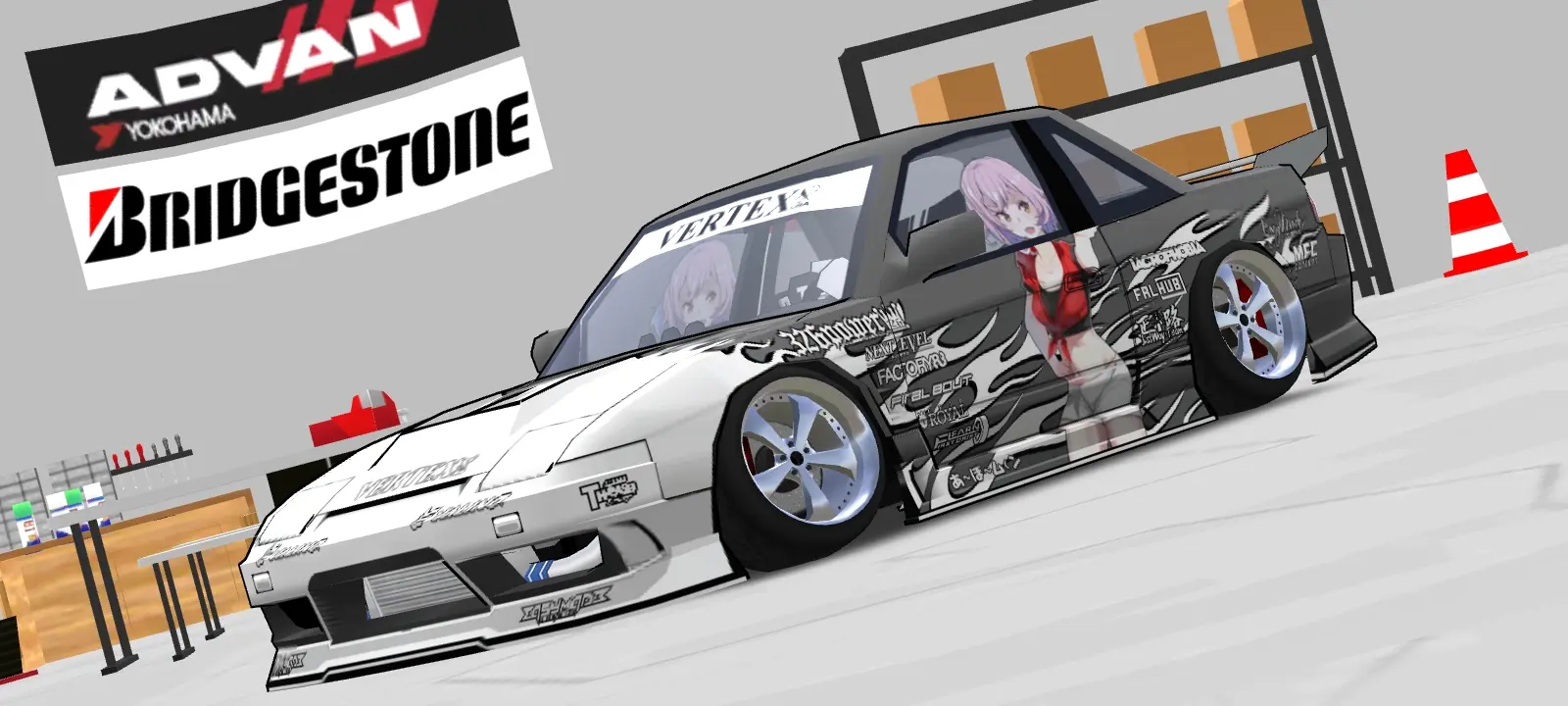 Nissan Silvia S13 VERTEX U.S.A x ONEVIA - screenshot 4