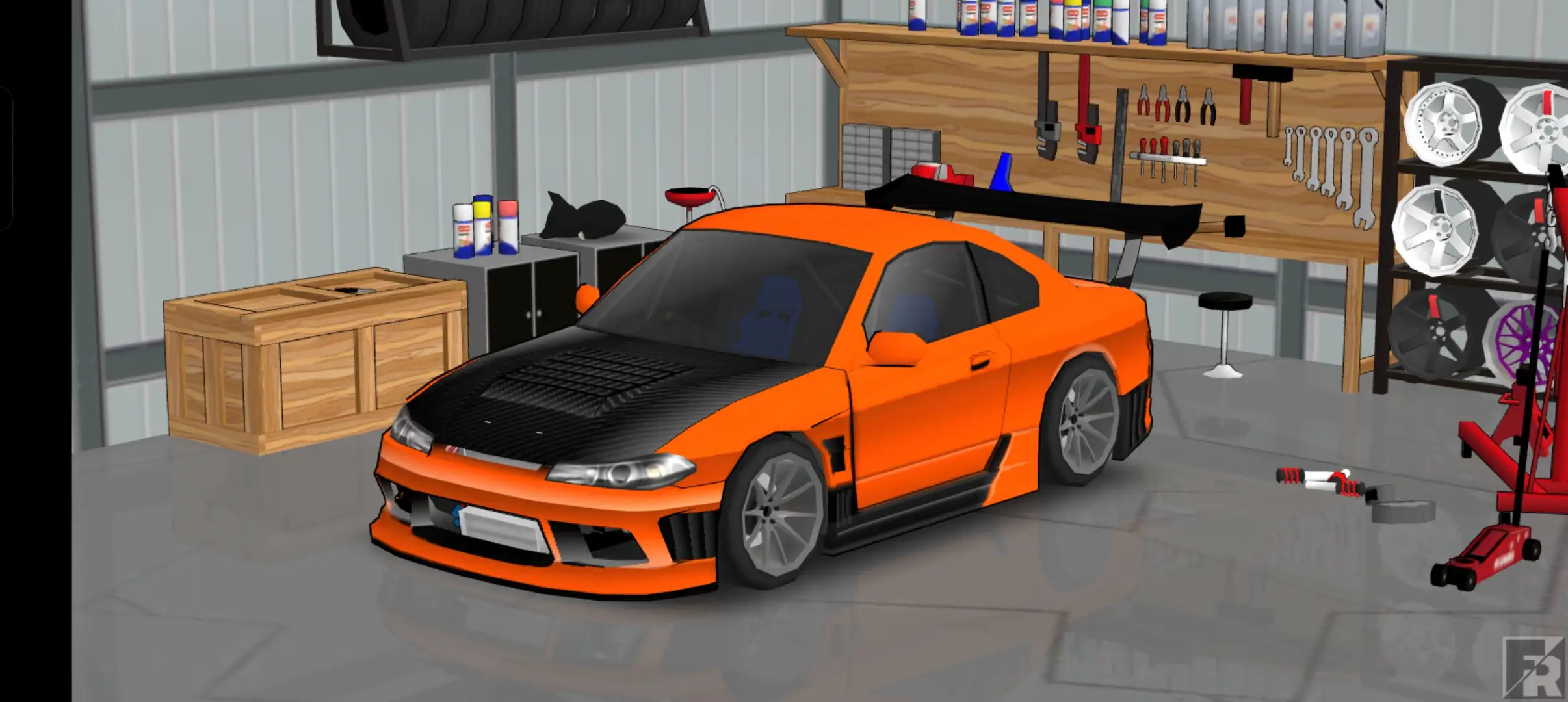 Nissan Silvia S15 D-Max Metallic orange