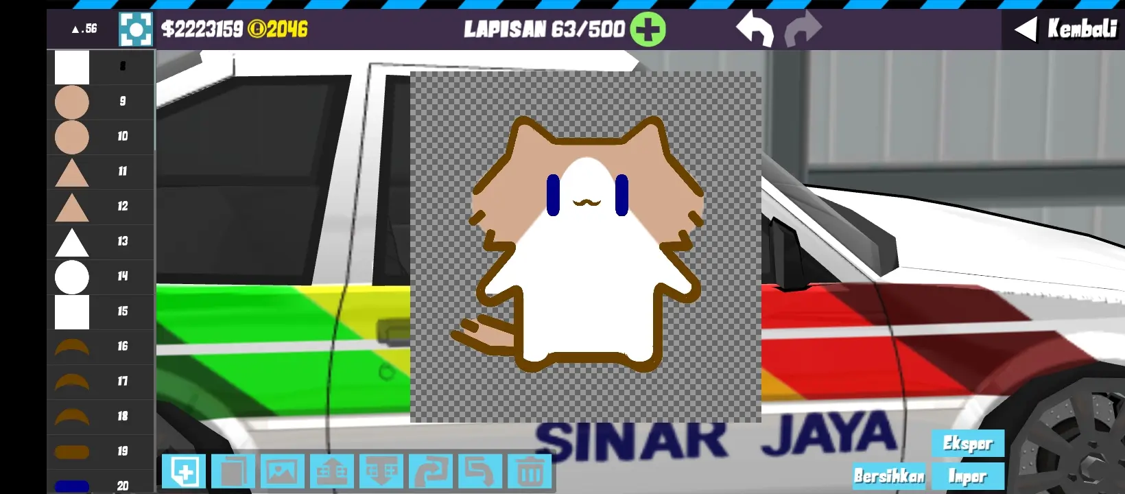 Chinese Scuba Cat Sticker