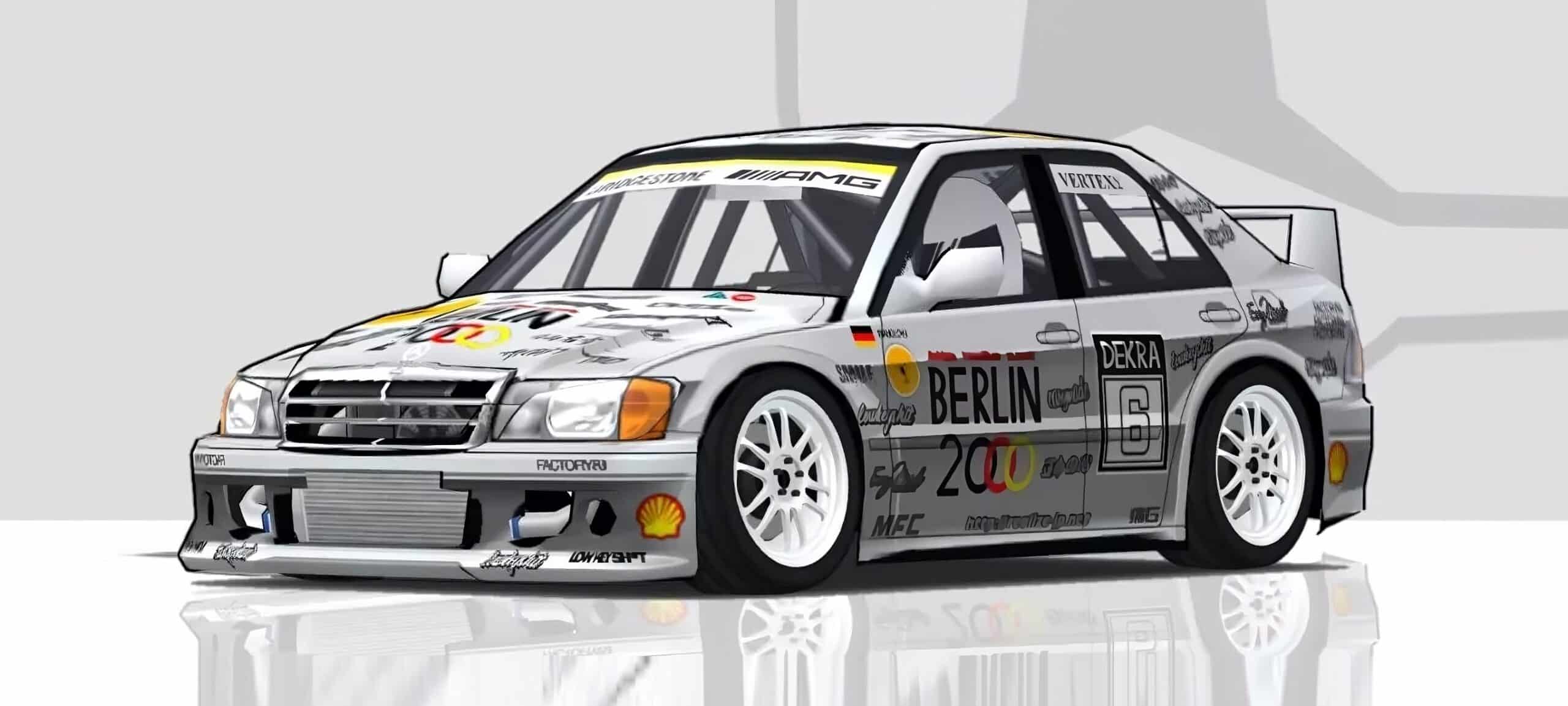 Mercedes Benz 190E DTM Berlin Livery