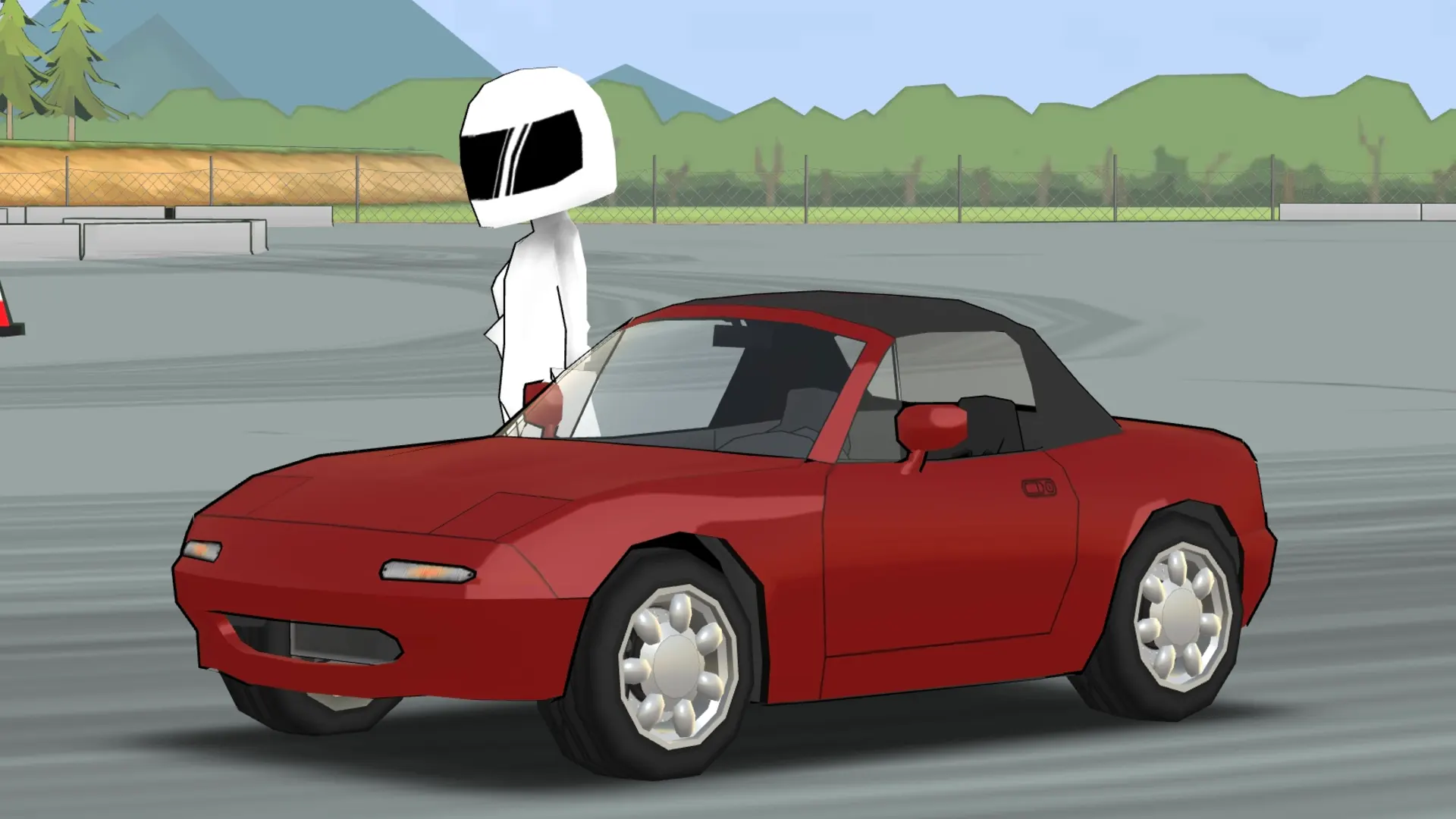 FR Legends MIATA in-game
