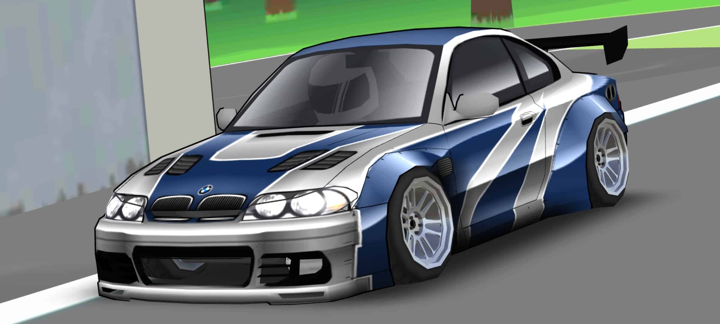 BMW E46 M3 GTR Most Wanted Livery