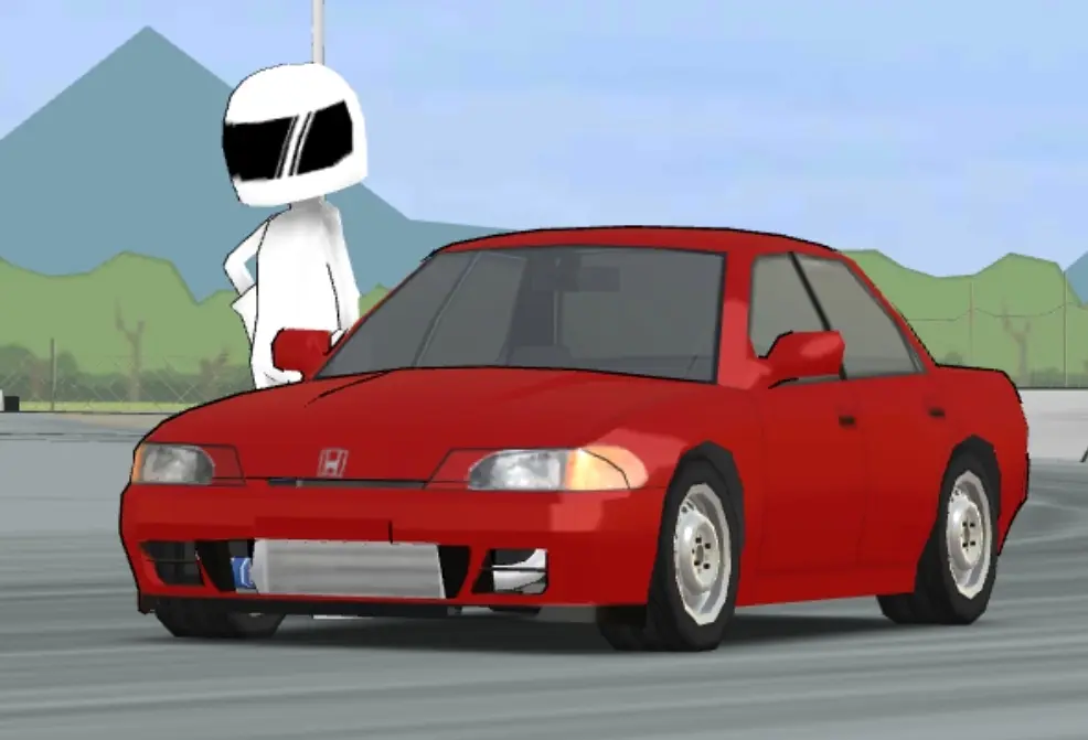 This is my custom 1995 Honda Civic Genio. I used a GT-R R32 Two Door