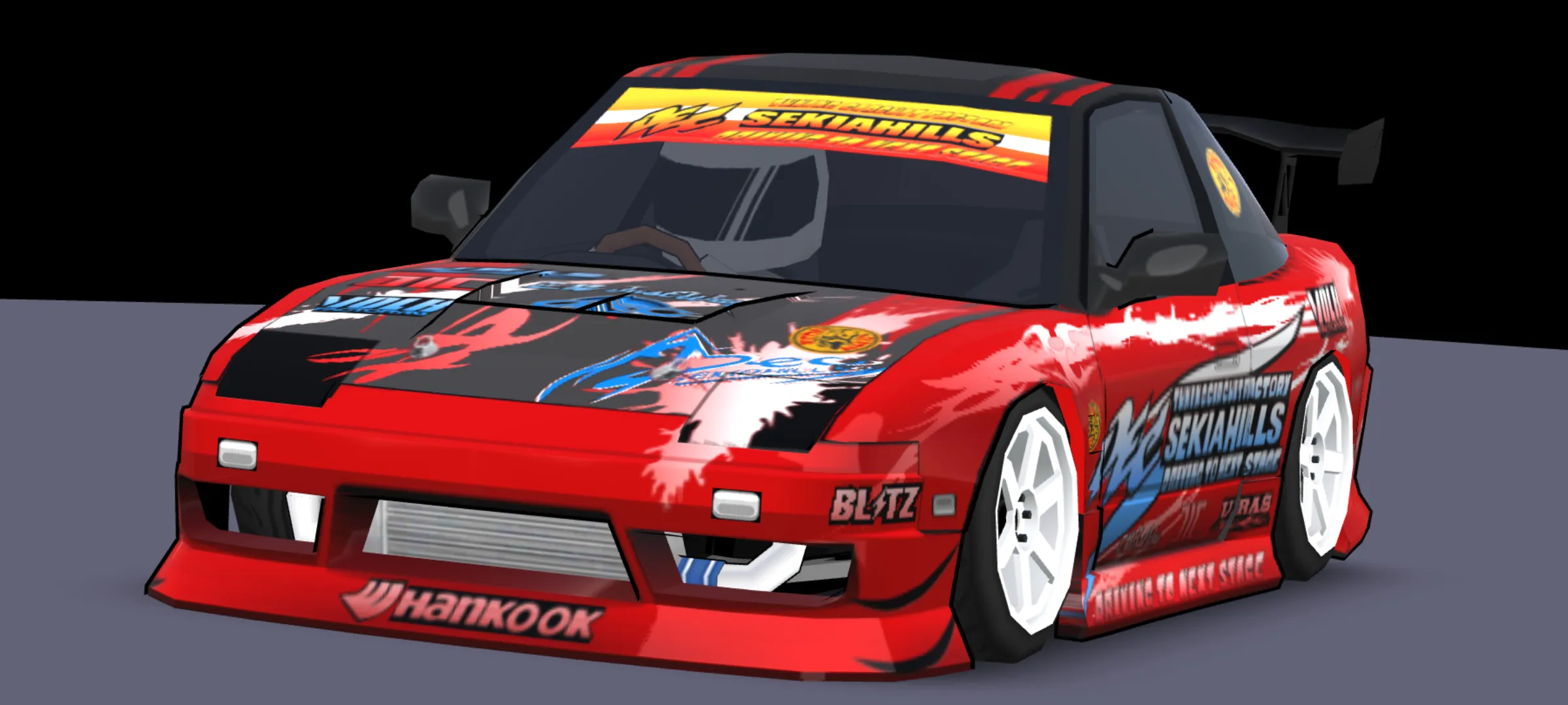Red And White Sekia 180SX 1 Red And White Sekia 180SX (1)