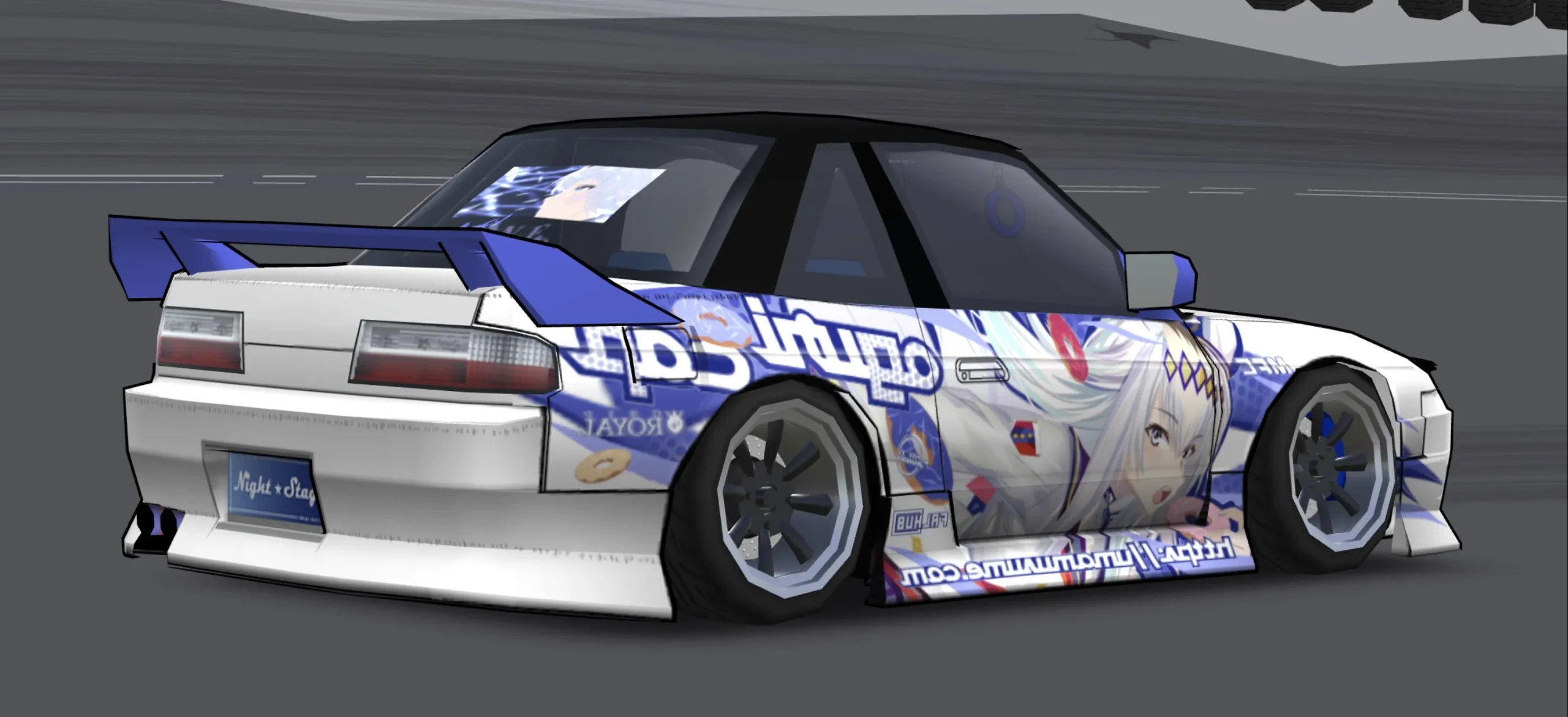 S13 Oguri Cap Itasha 3 S13 Oguri Cap Itasha (3)