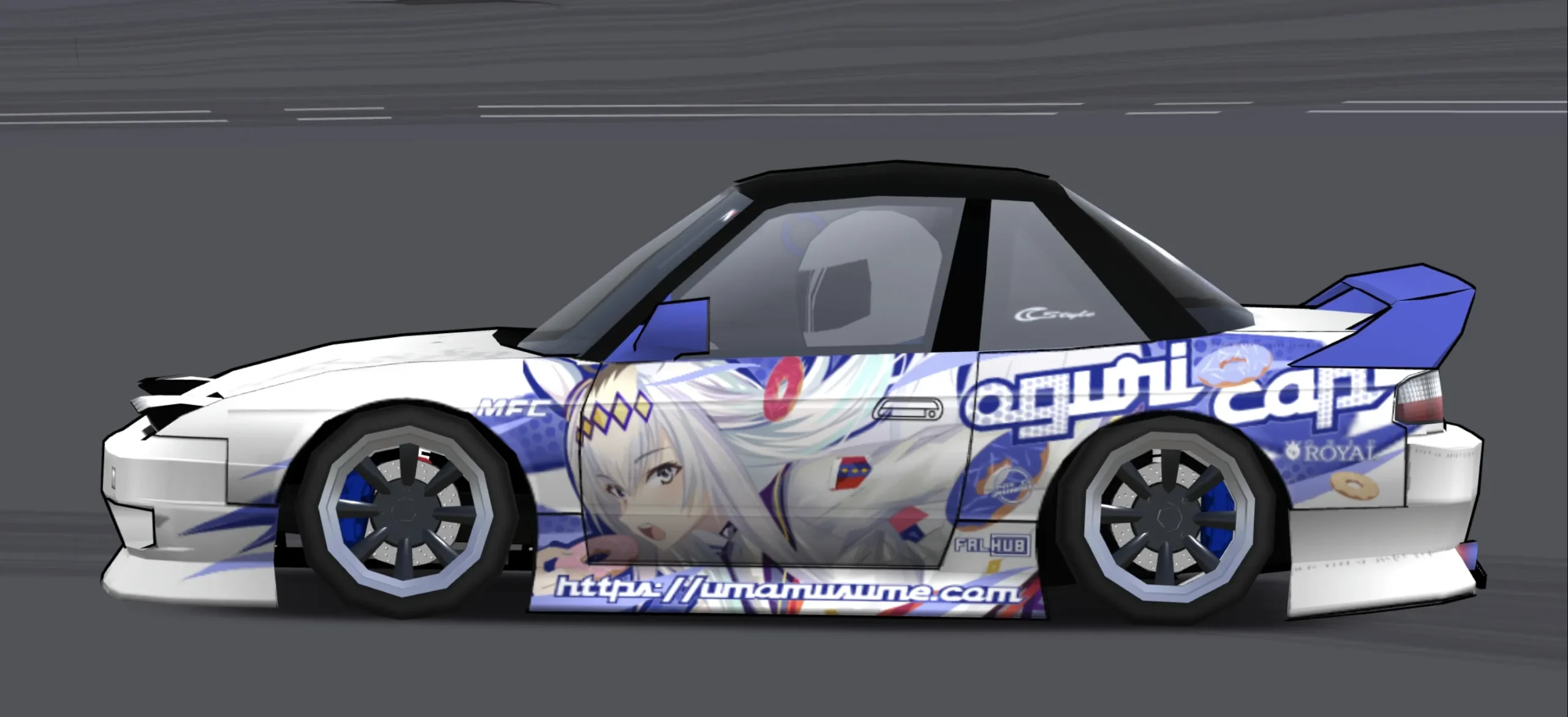 S13 Oguri Cap Itasha 2 S13 Oguri Cap Itasha (2)